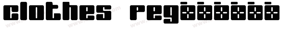 Clothes Peg字体转换